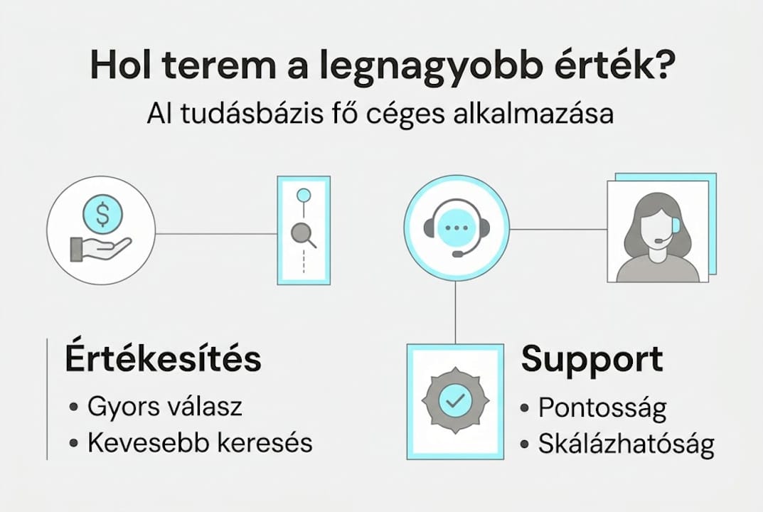 Infografika: Az MI legnagyobb előnyei a vállalkozások számára