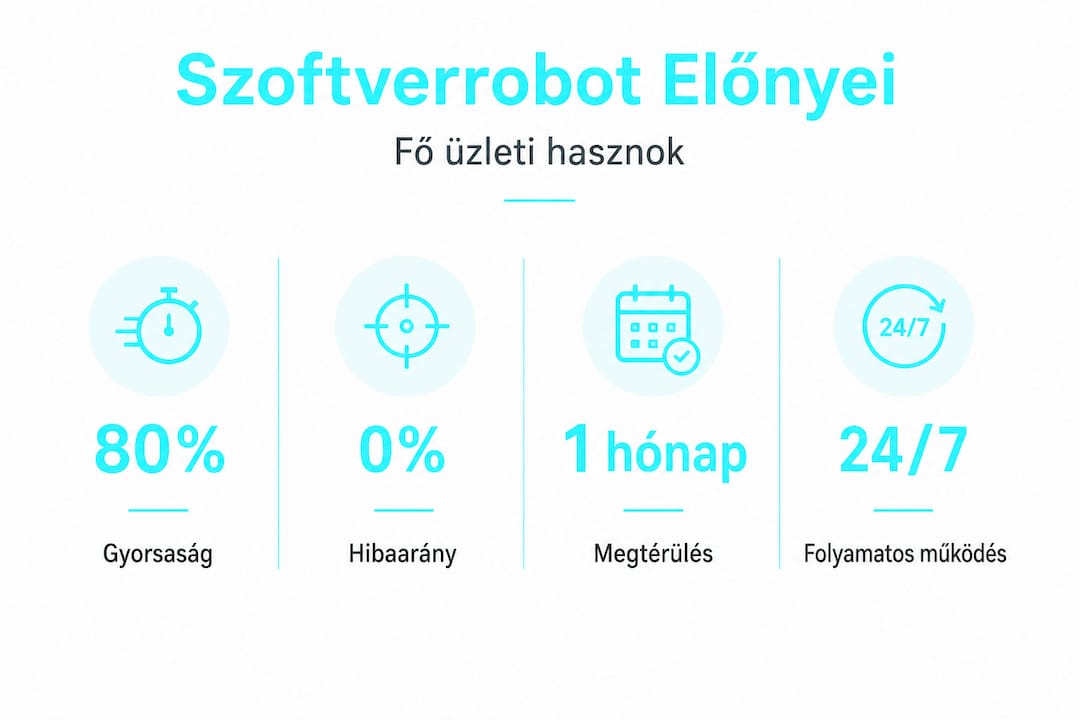 Infografika: A szoftverrobotok előnyei számokban