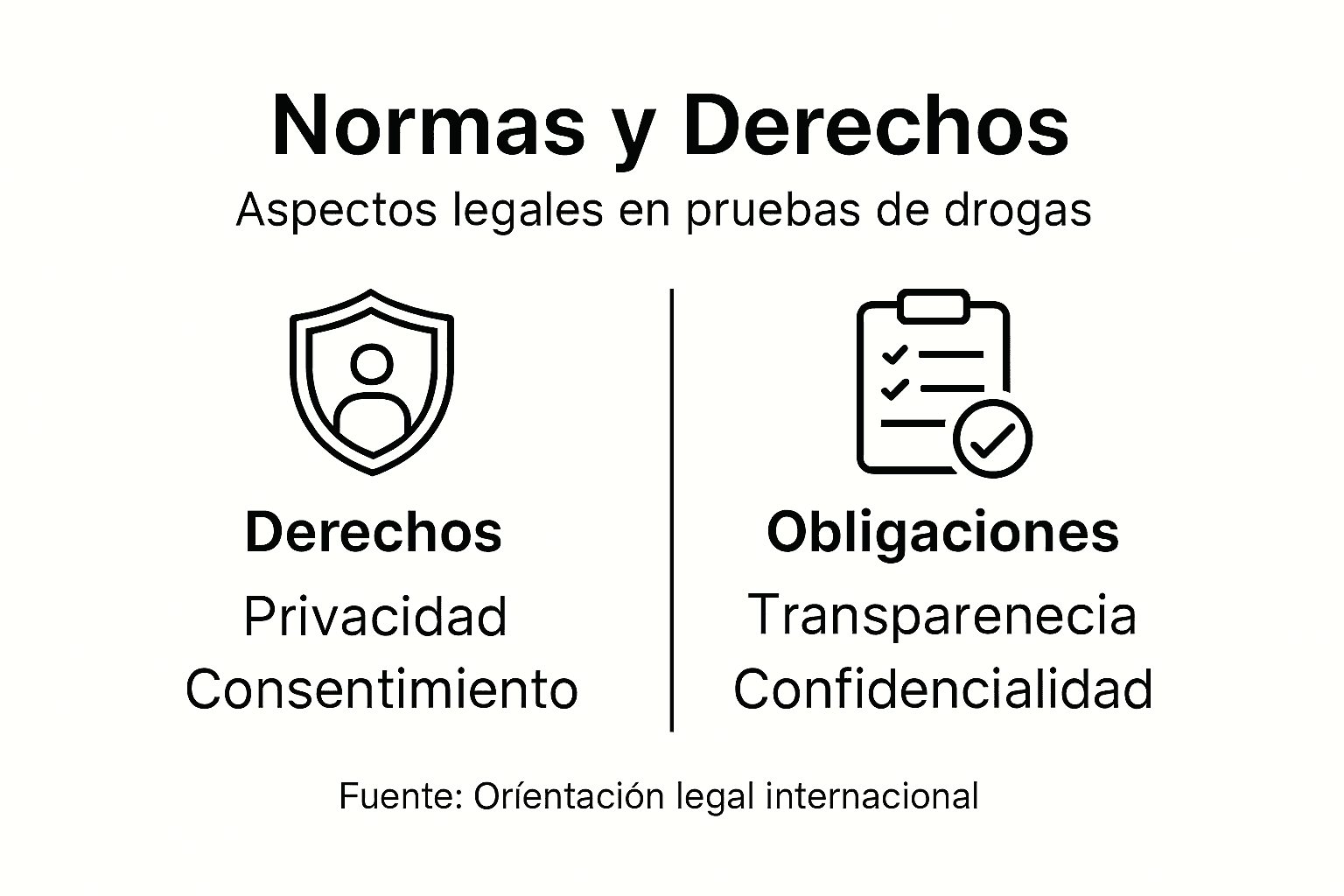 Infografía sobre las principales normas y derechos legales que debes conocer