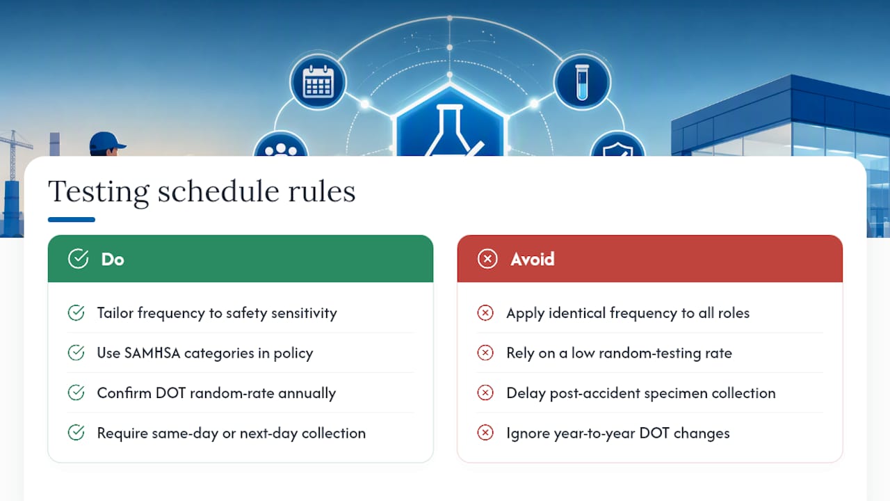 Setting a Testing Schedule for Safety-Sensitive Roles — overview diagram