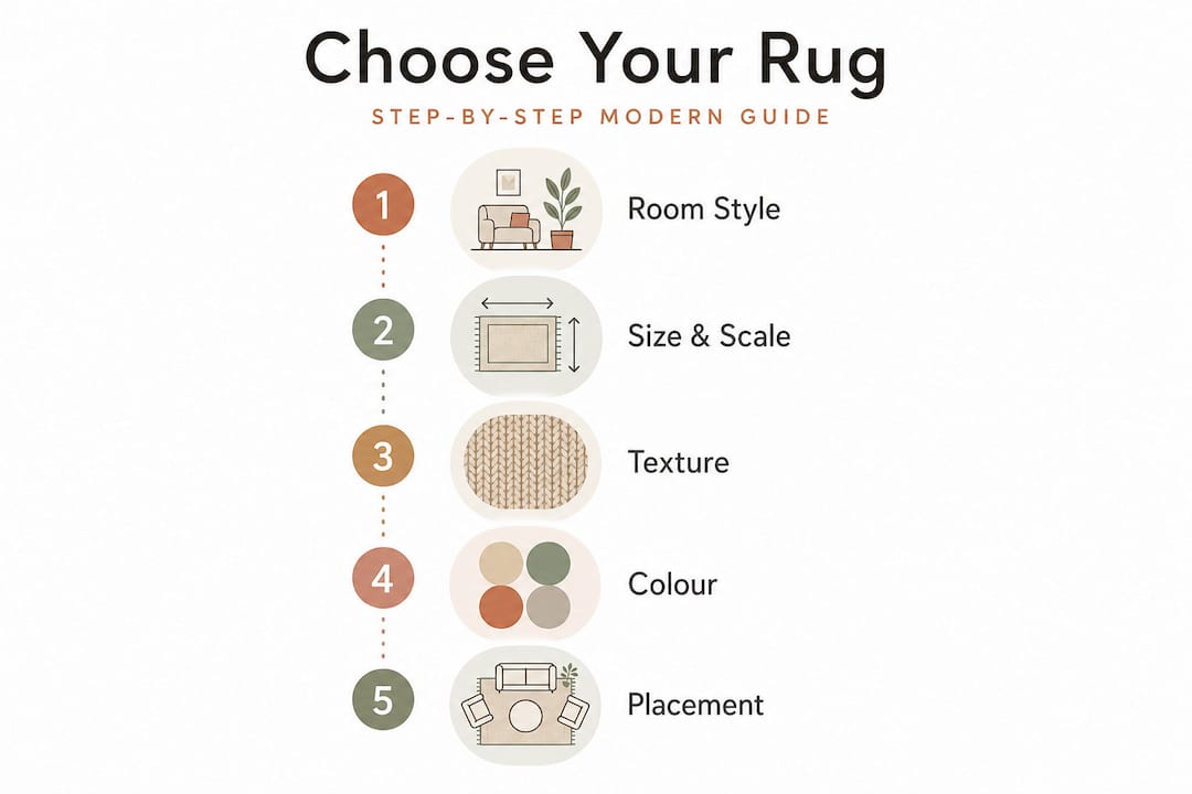 Step-by-step guide to choosing contemporary rug