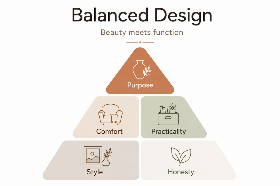 Hierarchy chart balancing design elements