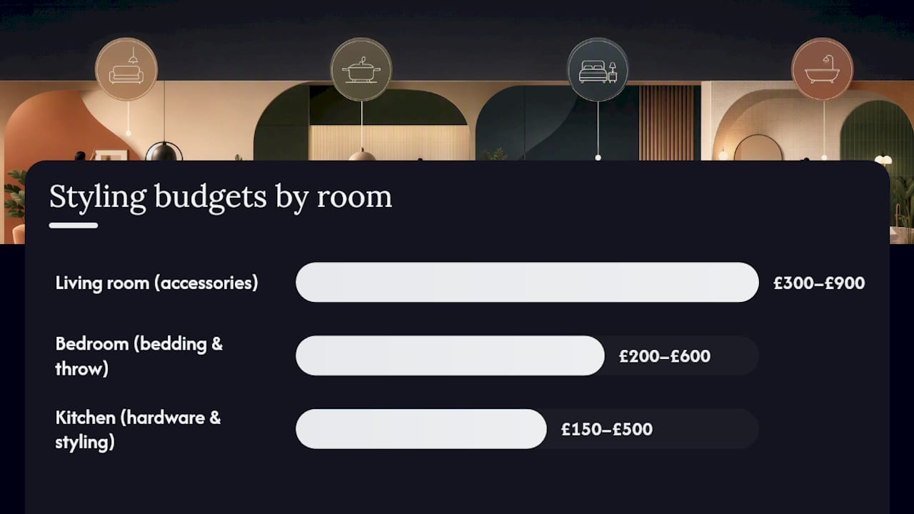 Budget ranges for room refreshes