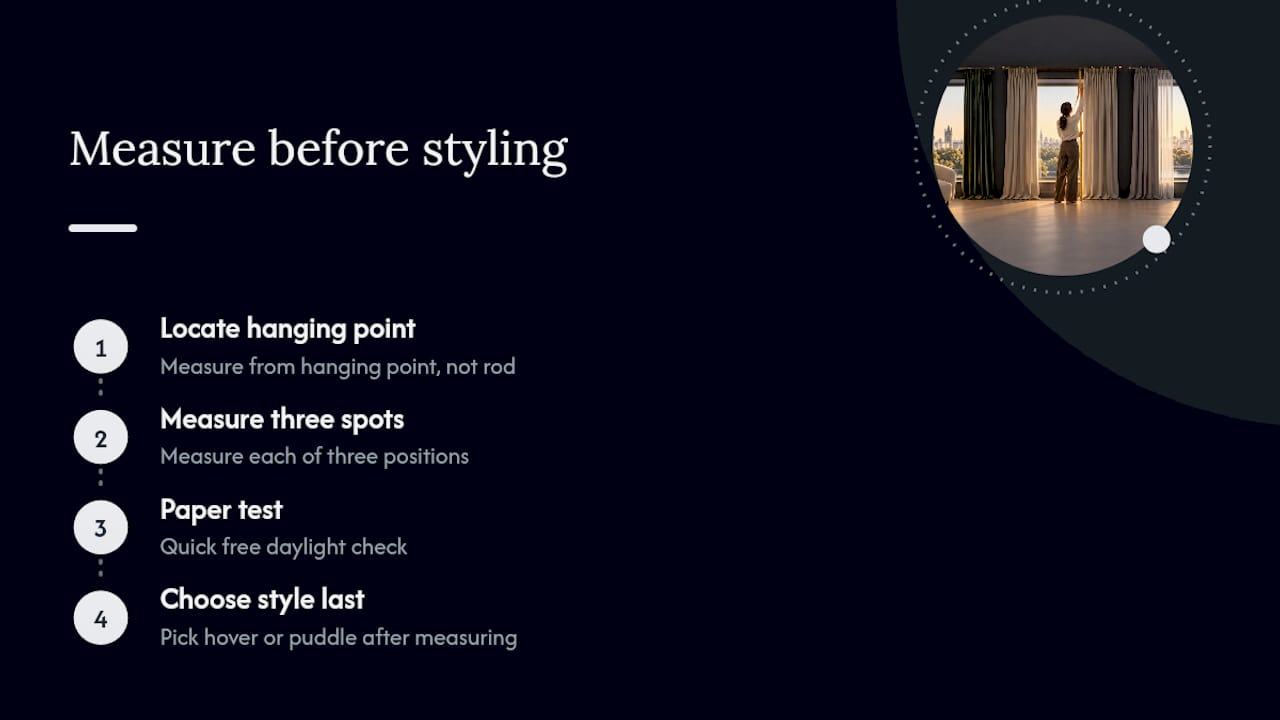 The one habit that separates good curtains from bad ones — overview diagram