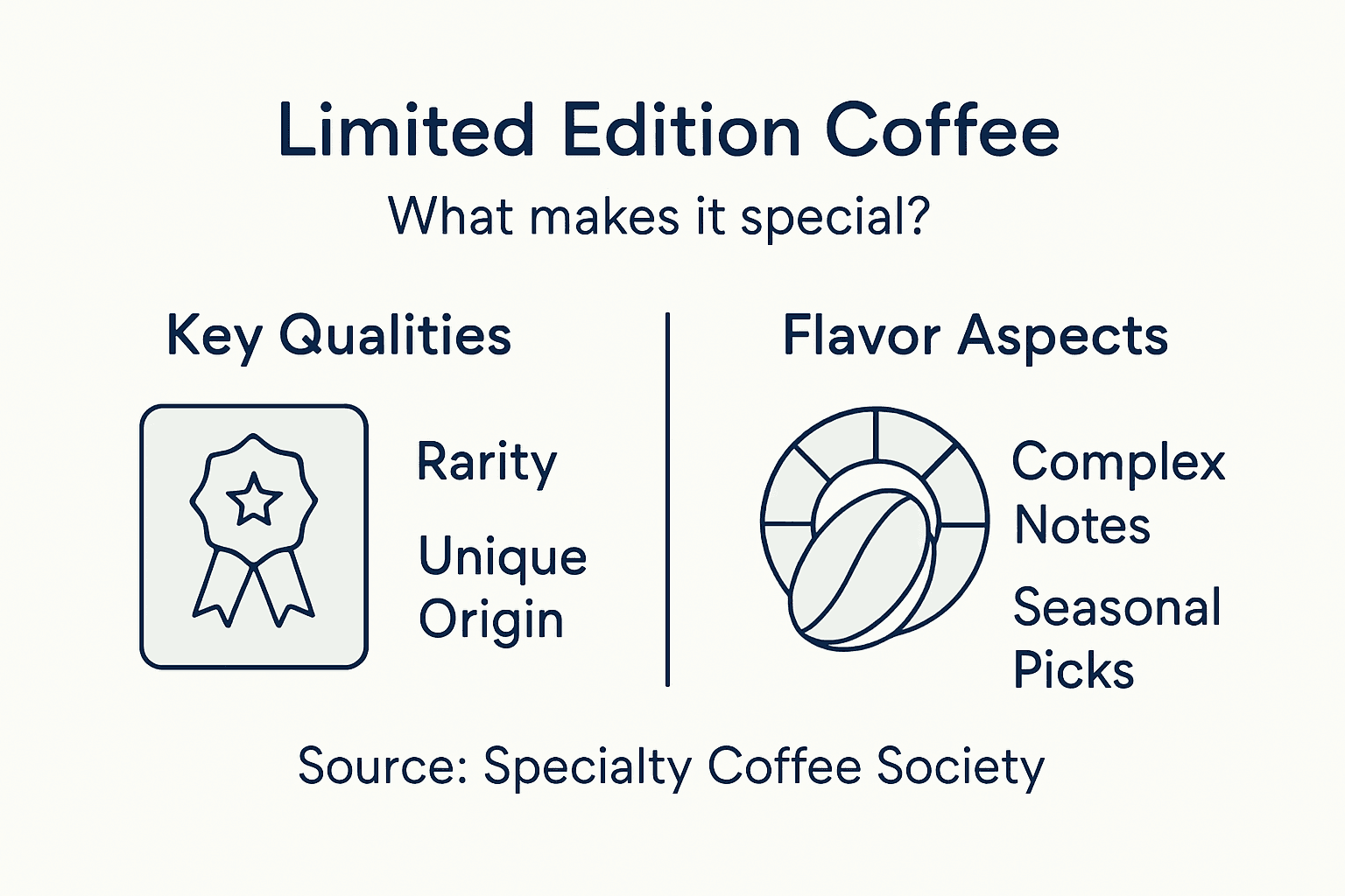 Infographic about limited edition coffee essentials