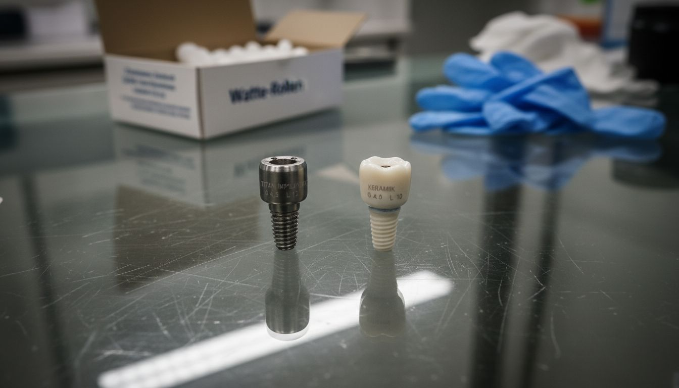 Titan- und Keramikimplantate im direkten Vergleich