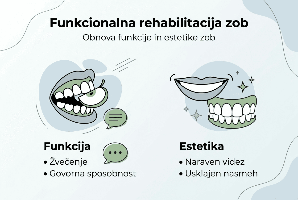 Infografika: Zakaj so zobje pomembni – za zdravje in lep nasmeh