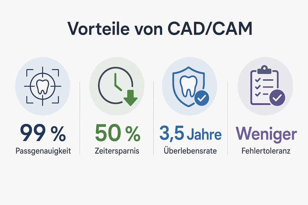 Infografik: Die Vorteile von CAD/CAM auf einen Blick