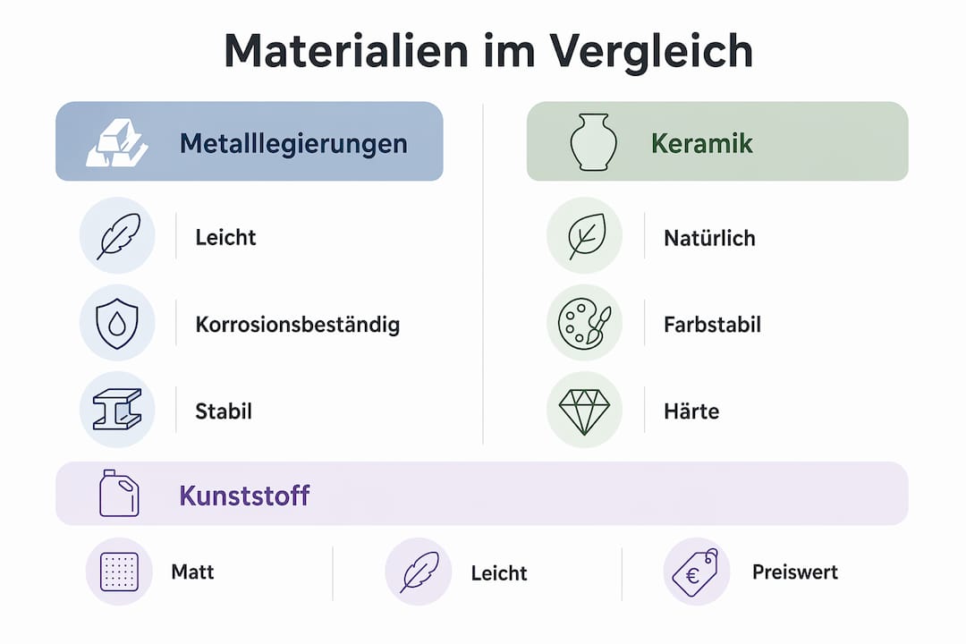 Übersicht: Materialien für ästhetische Teilprothesen im Vergleich