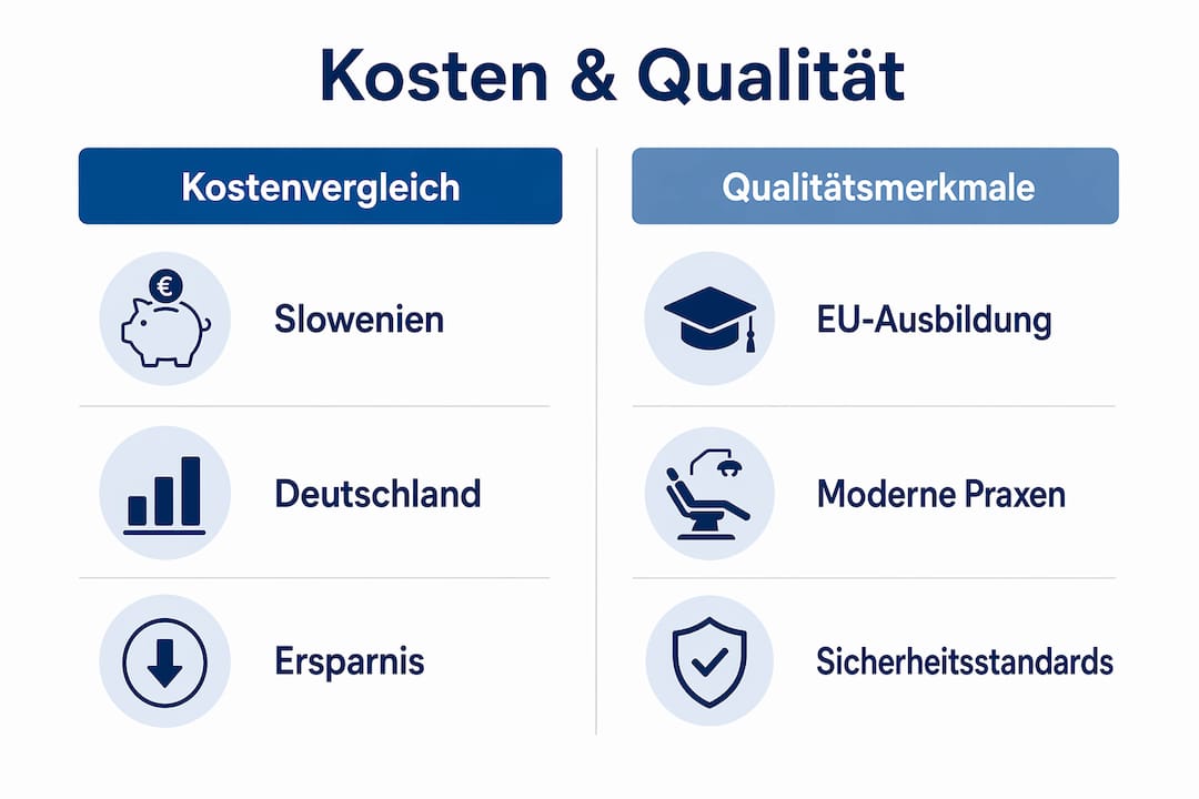 Vergleich von Kosten und Qualität: Zahnbehandlungen in Slowenien auf einen Blick