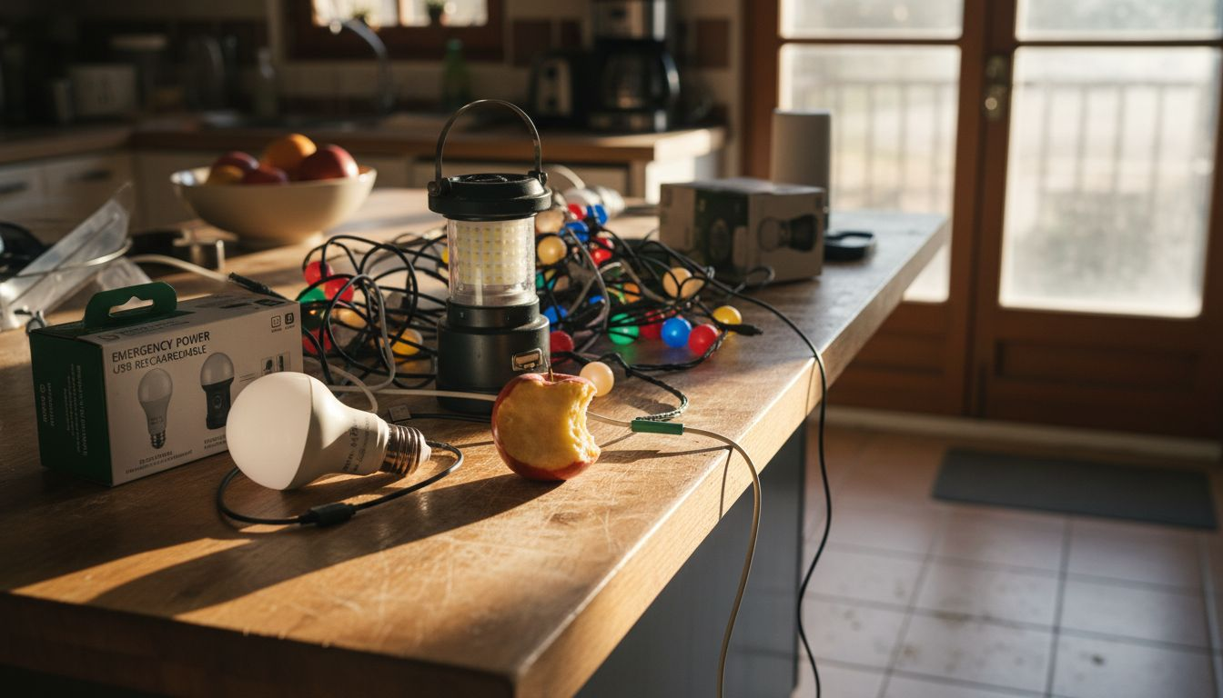 Variety of rechargeable home lighting types