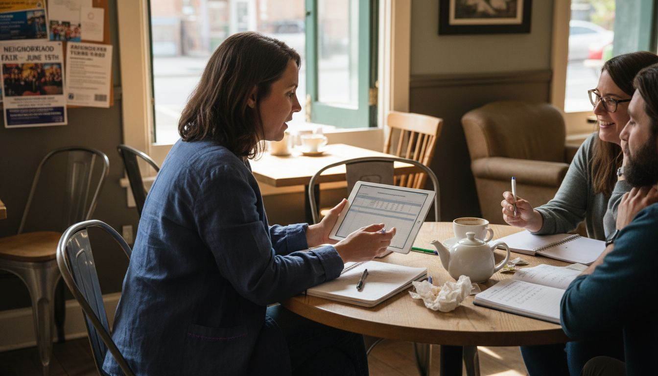 Local business owners meeting on marketing