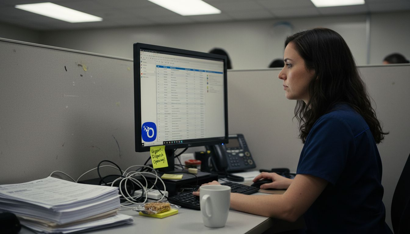 HR specialist reviewing background check process