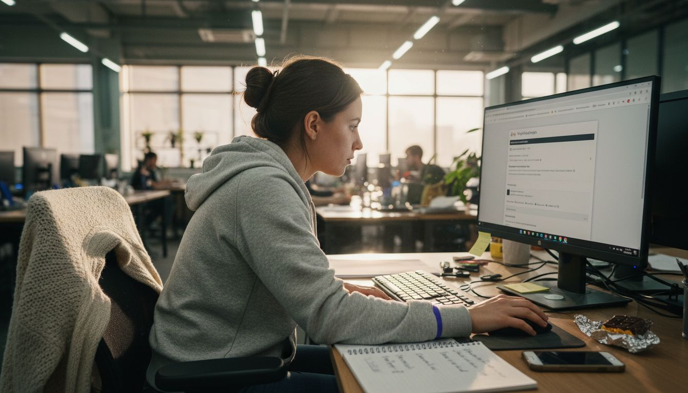 Developer working on speed optimization tools
