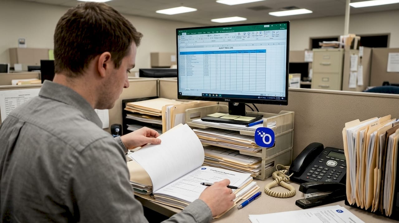 Assistant tracking public safety hiring paperwork