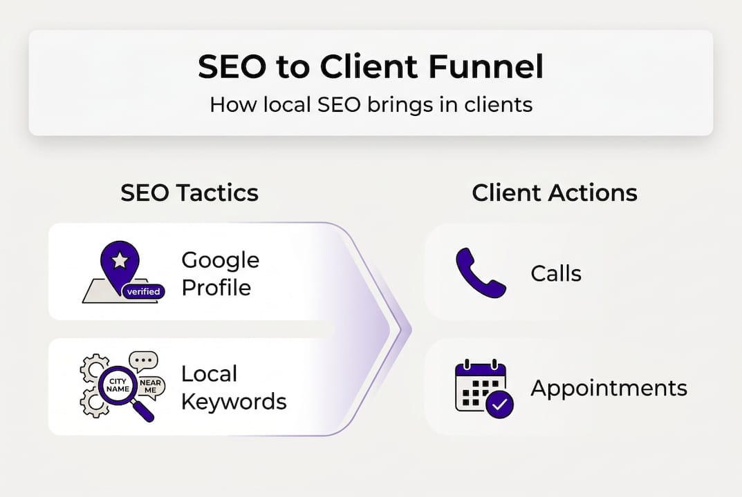Infographic local SEO tactics and results