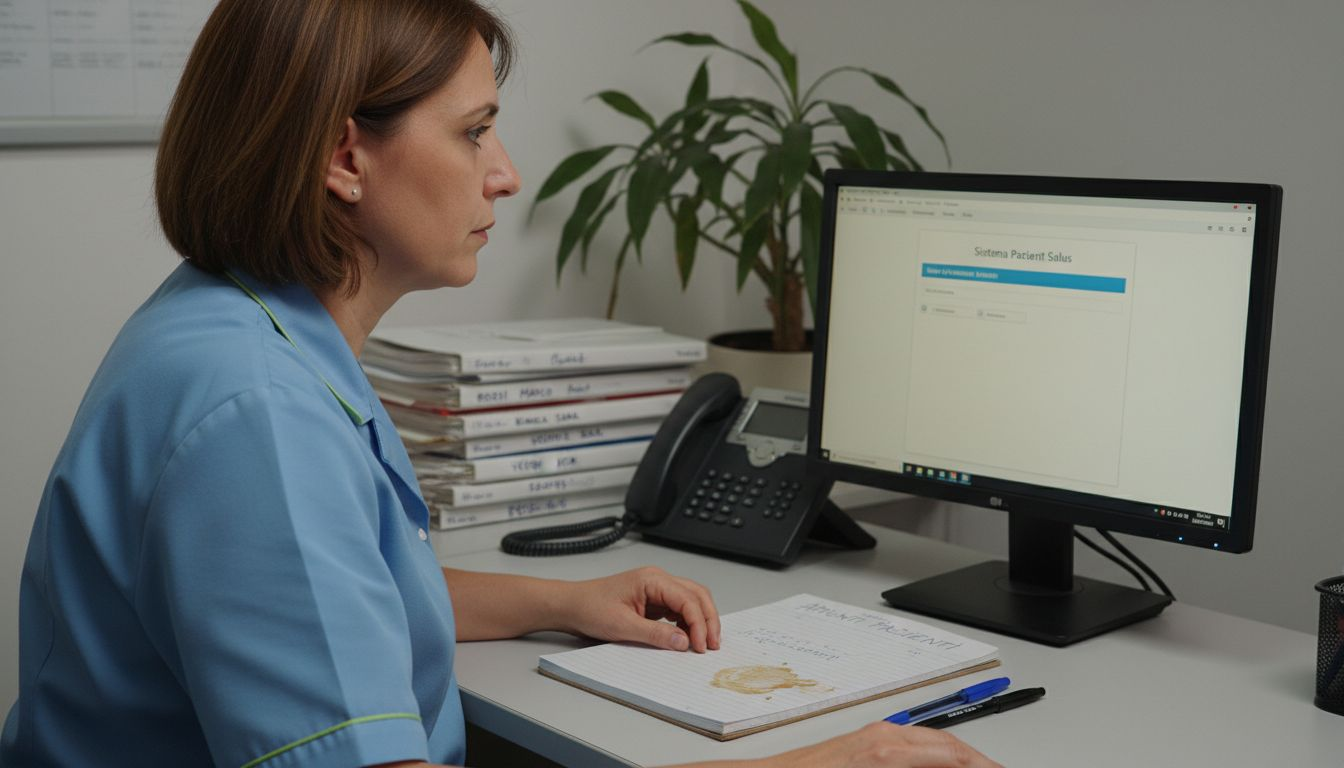 La segretaria si occupa dell’organizzazione dell’agenda elettronica all’interno dello studio medico.