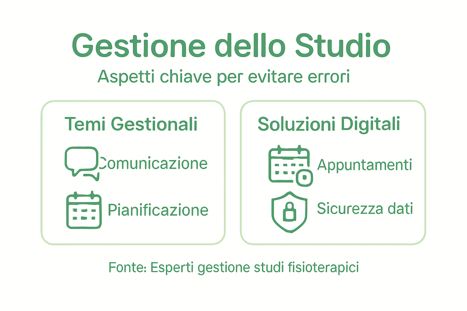 Infografica: come organizzare al meglio uno studio di fisioterapia
