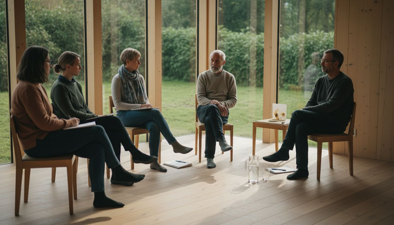 Samen met een groep werken aan je persoonlijke ontwikkeling onder begeleiding van een coach.