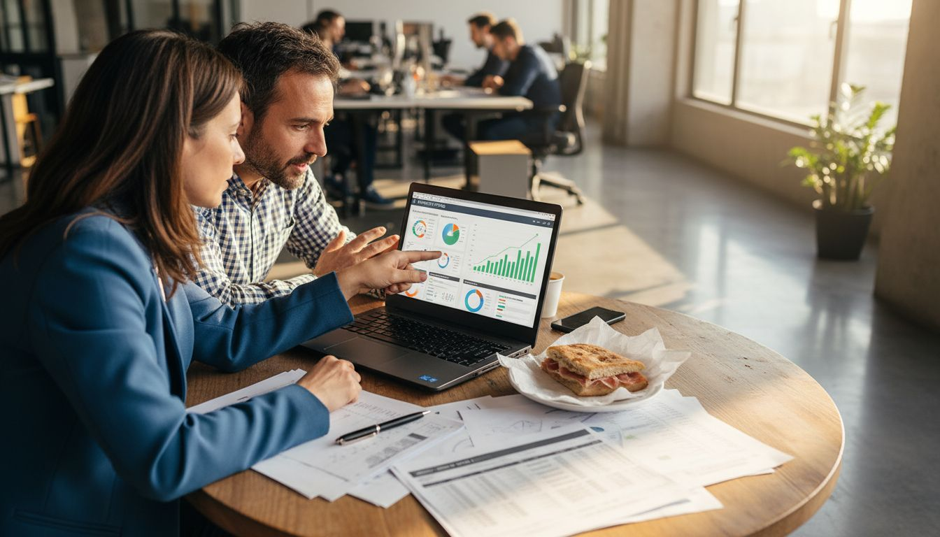 Il personale sta analizzando la dashboard del software dedicato alla gestione dei consumabili.