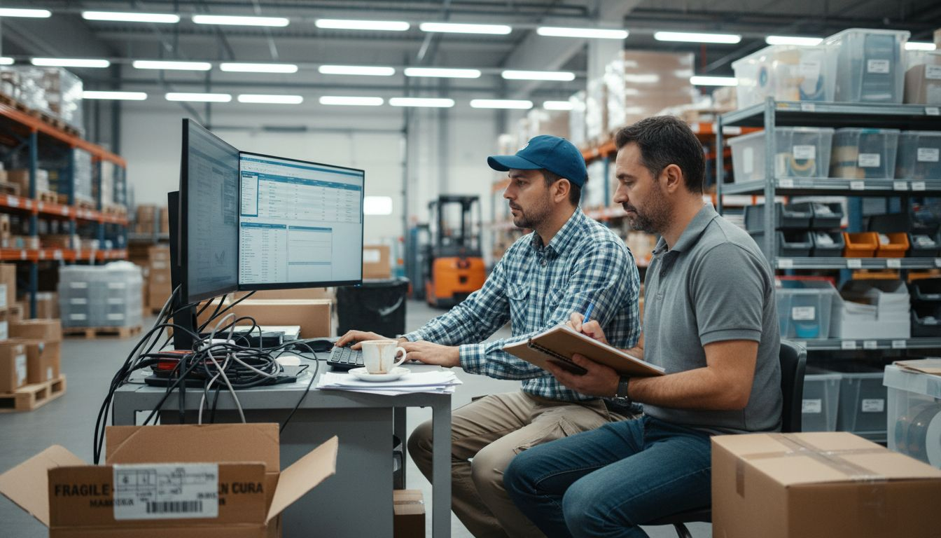 Gli operatori monitorano lo stato della logistica attraverso una dashboard integrata.