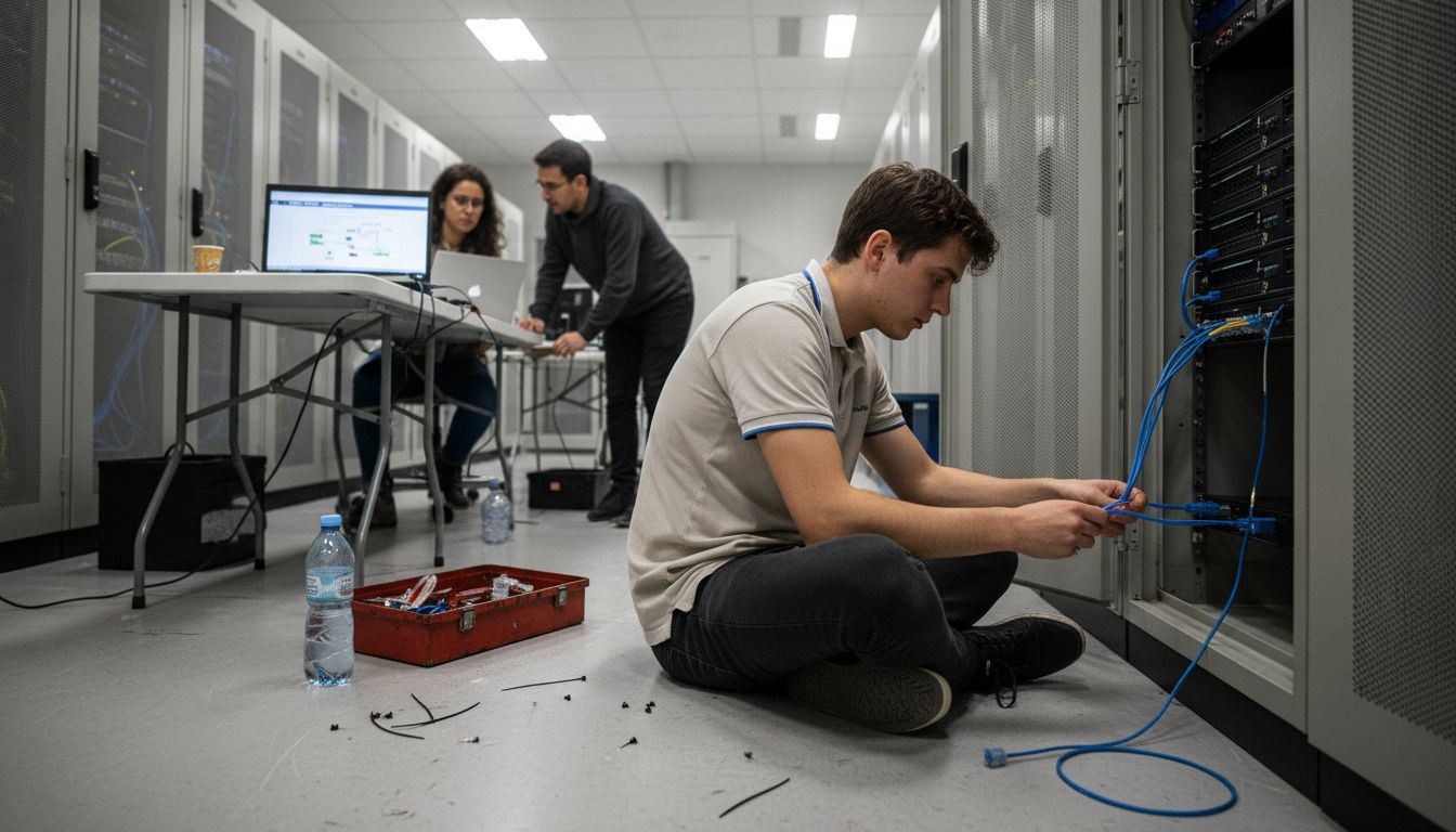 Il team IT si occupa dell’installazione e della gestione dei sistemi hardware.