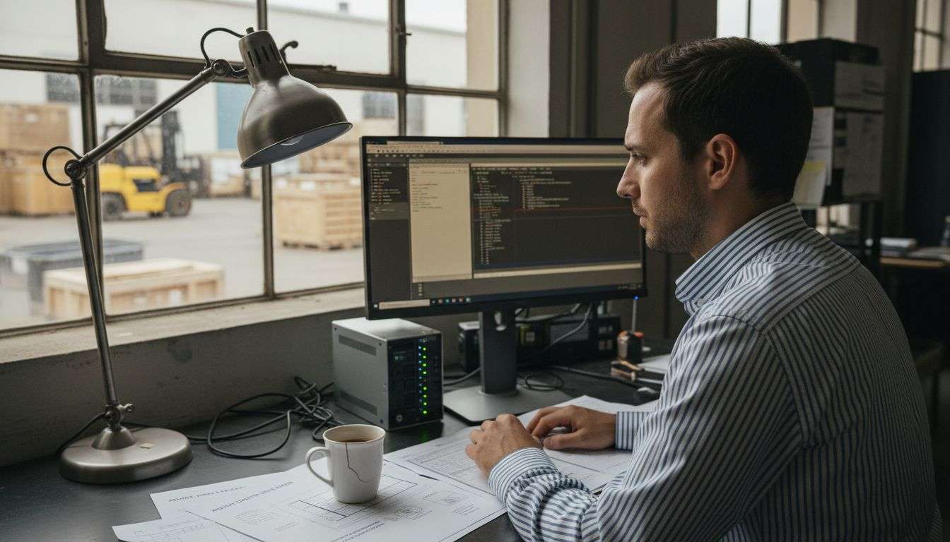 Un ingegnere si occupa dell’analisi di un software dedicato alla gestione dei materiali.