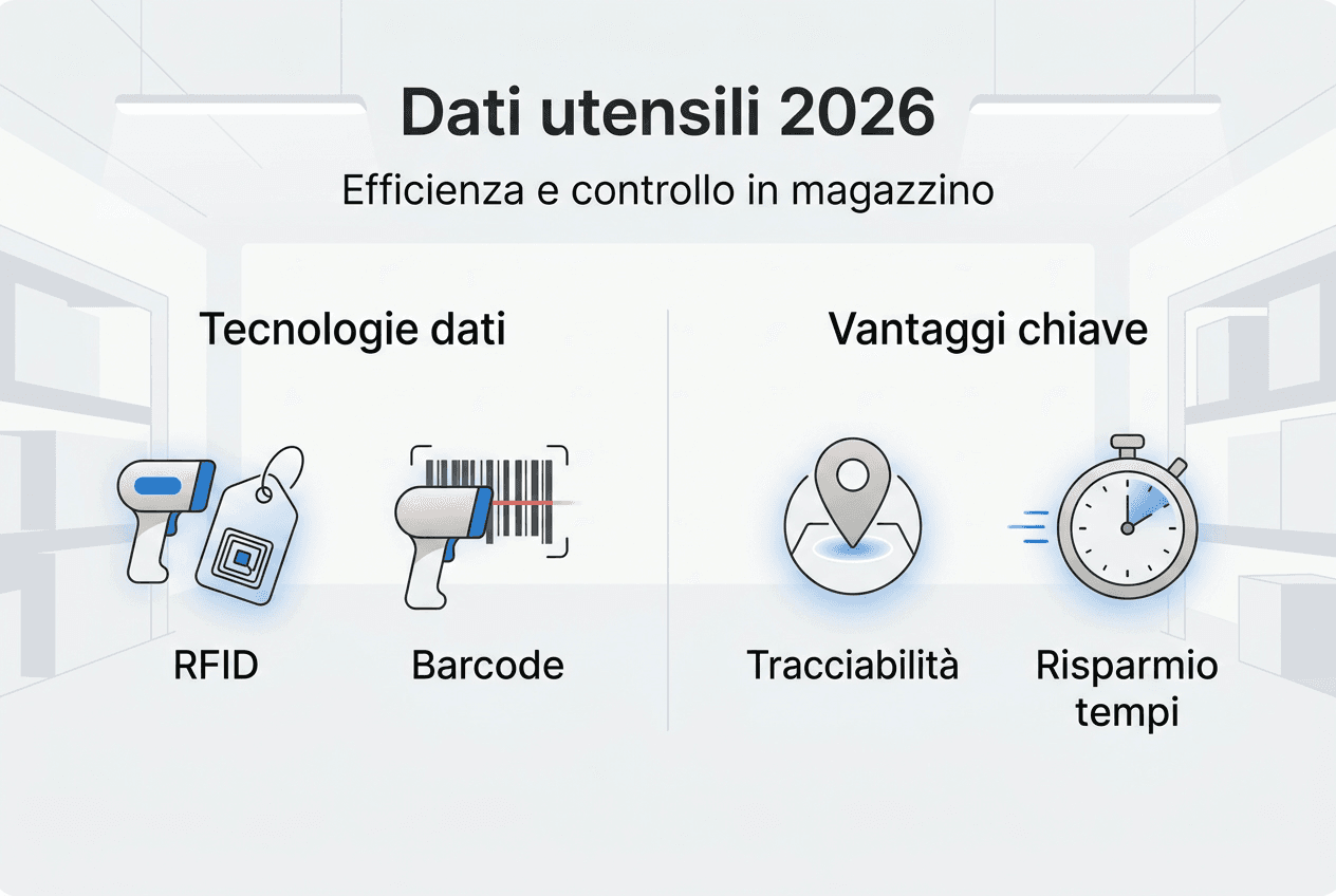 Infografica: i benefici dell’analisi dei dati sugli utensili industriali
