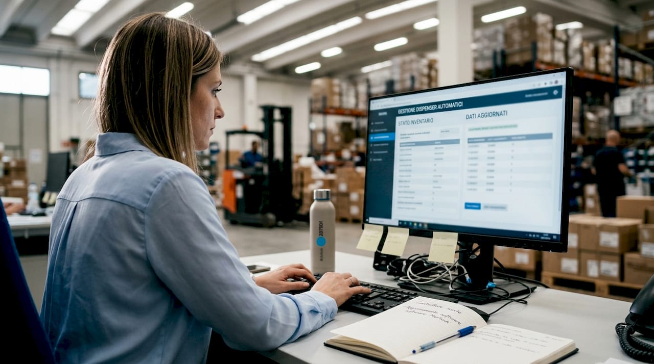 Il responsabile IT si occupa di supervisionare il software che gestisce l’integrazione dei dispenser.