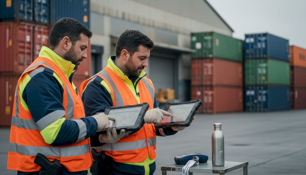 Il personale del porto introduce nuove tecnologie per rafforzare la sicurezza dell’area portuale.
