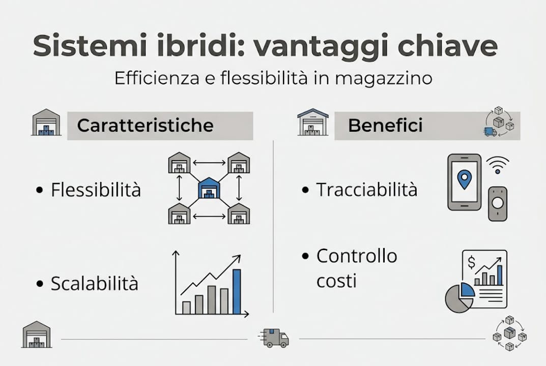Infografica: tutti i vantaggi dei sistemi di distribuzione ibridi