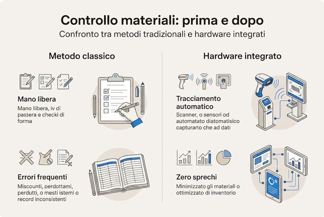 Infografica: confronto tra le principali tecniche di controllo dei materiali