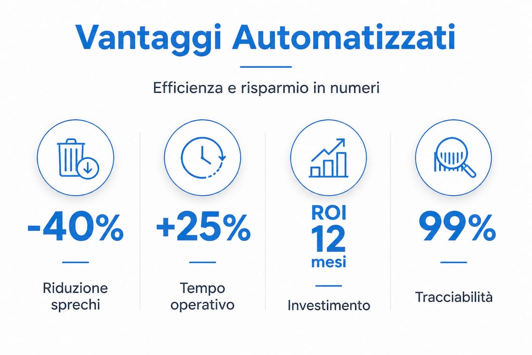 Infografica: tutti i numeri che dimostrano i vantaggi della gestione automatizzata degli utensili
