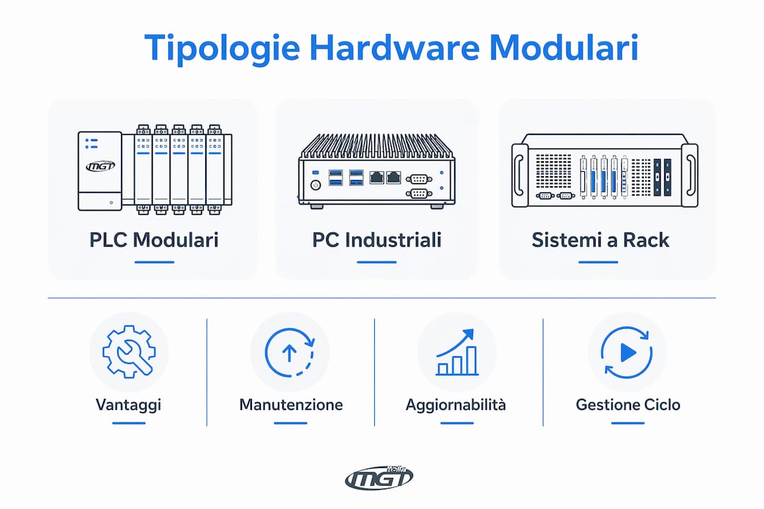 Infografica: scopri le tipologie e i vantaggi dell’hardware modulare