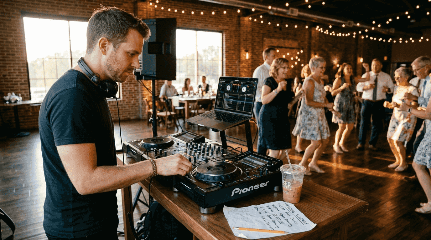 DJ performing at lively Texas event