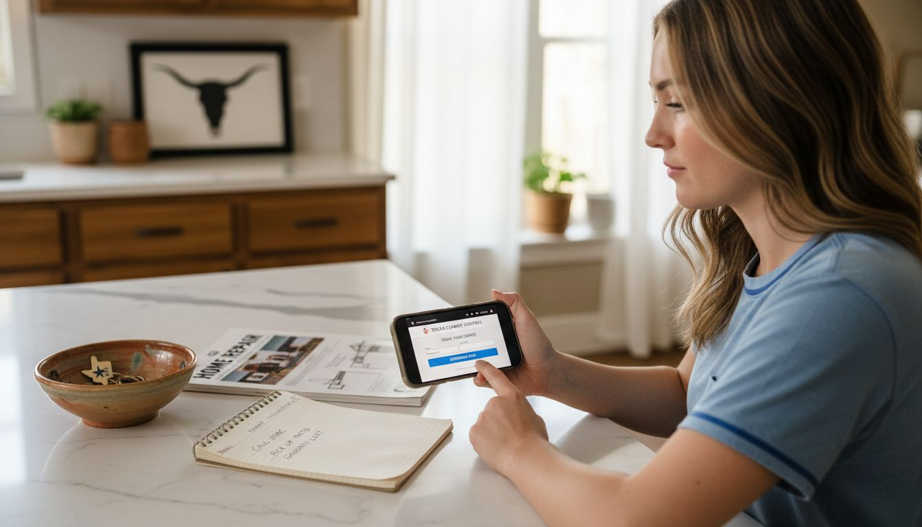 User testing HVAC mobile site booking