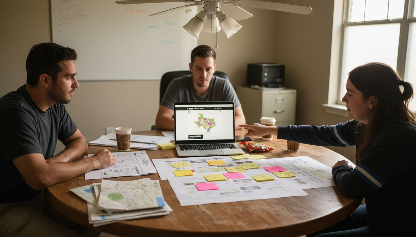 HVAC office team website planning discussion