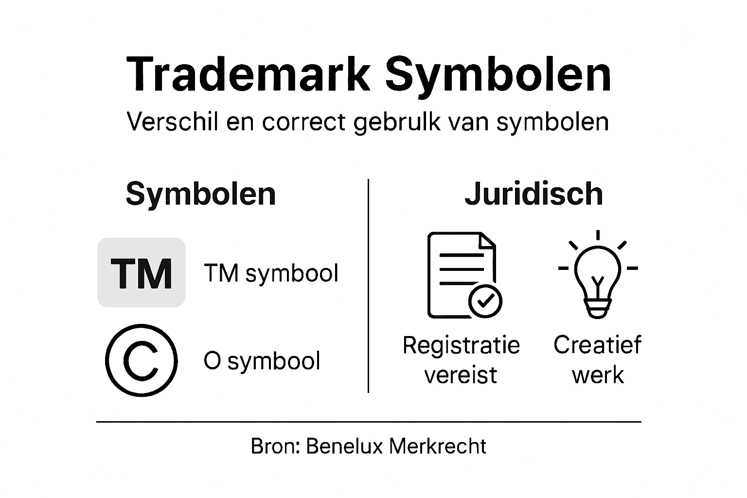 Infographic: een handig overzicht van de verschillende merken-symbolen