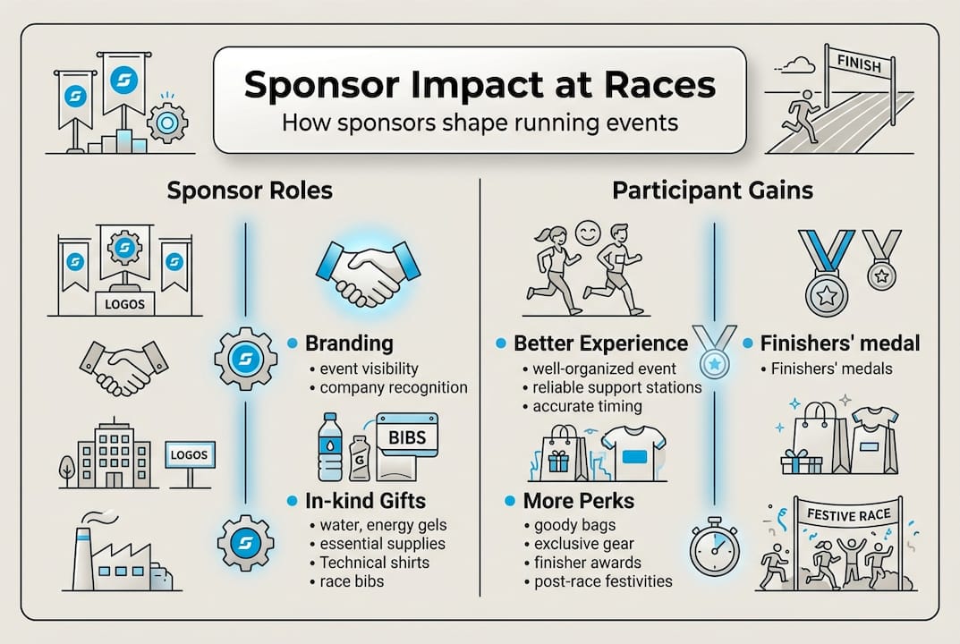 Infographic showing sponsor impact at races