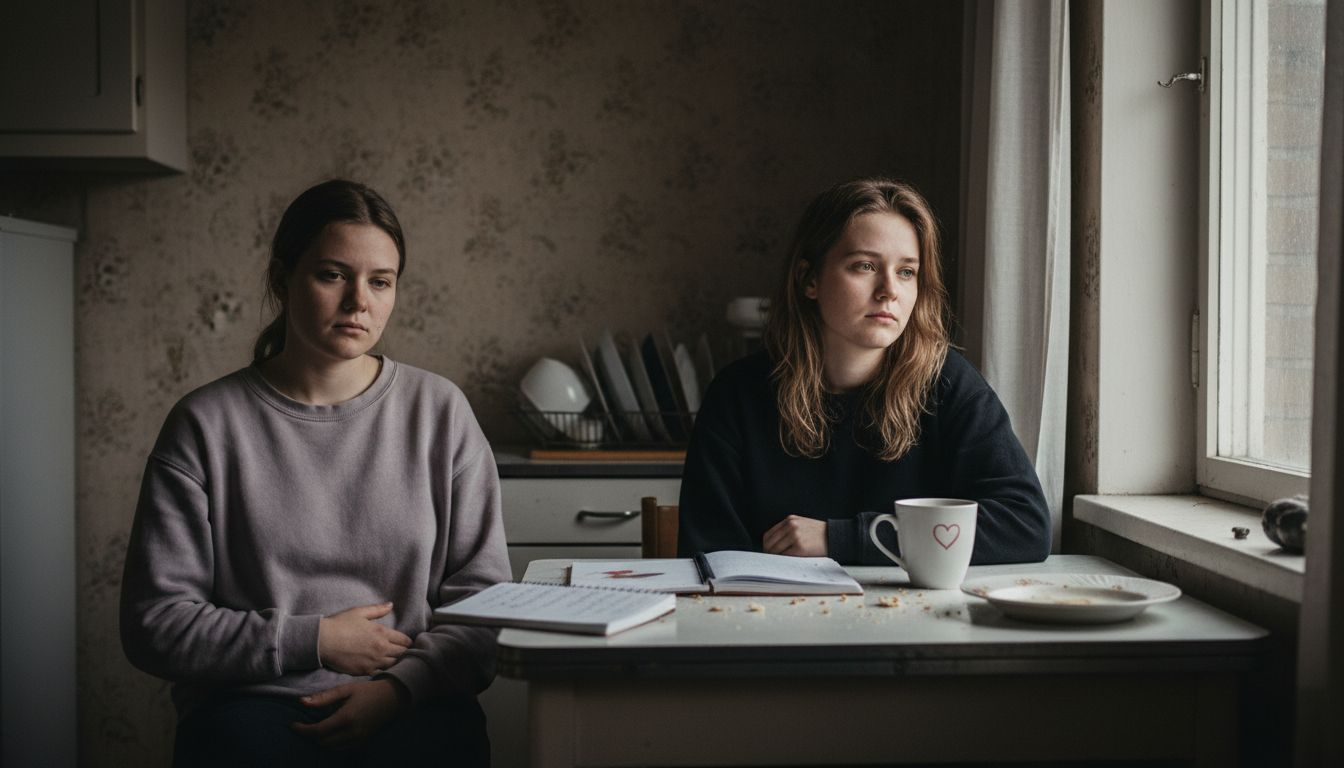 Två kvinnor har svårt att få vardagen att gå ihop på grund av mensvärk.