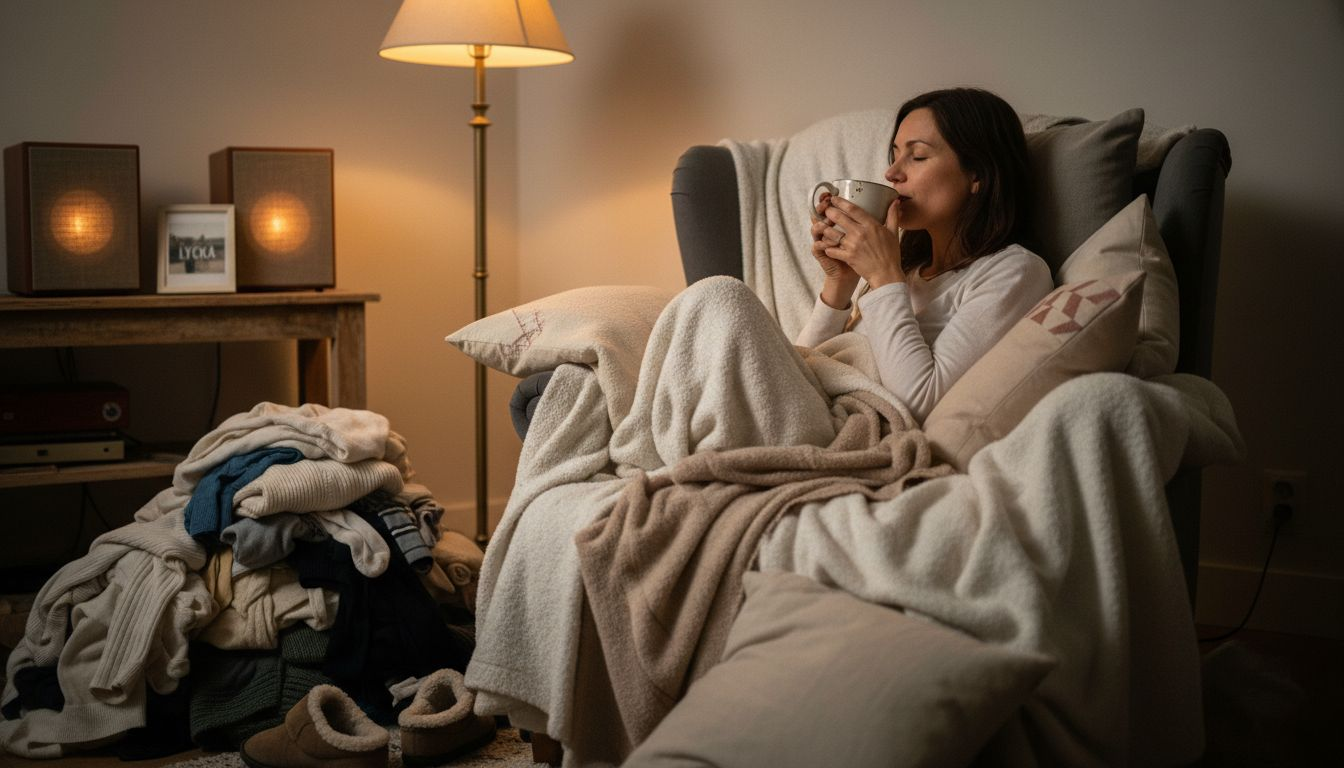 Att bara slappna av och njuta av den där härliga känslan när man är i sitt eget trygga och mysiga hörn.