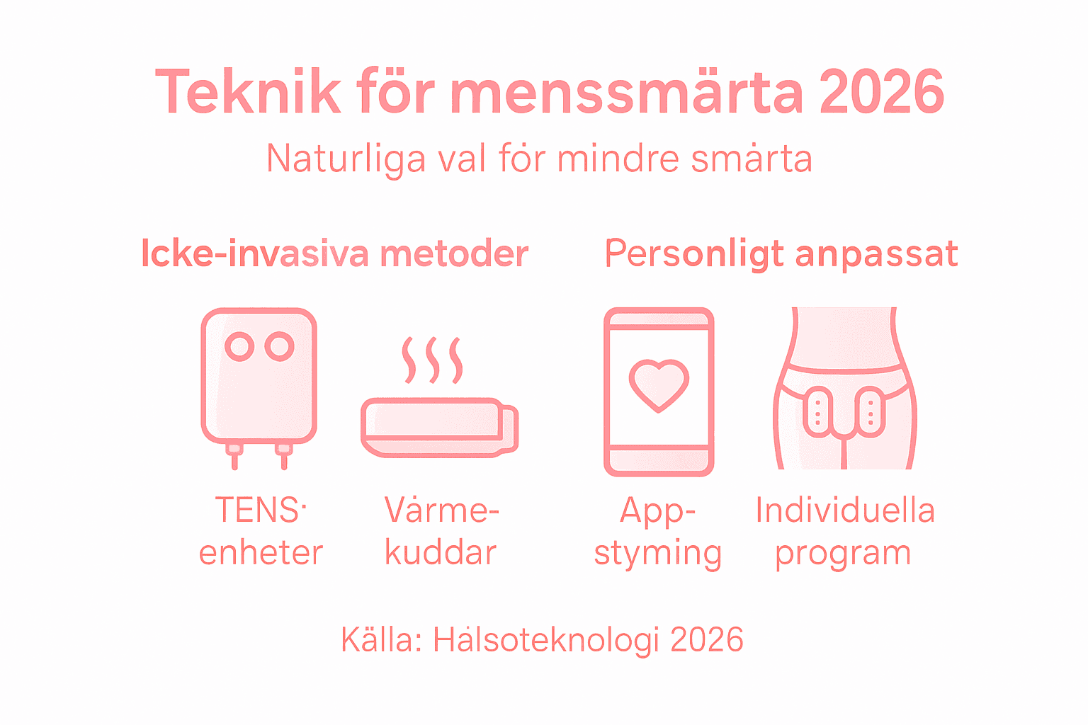 Infografik: Så kan du lindra mensvärk på naturlig väg