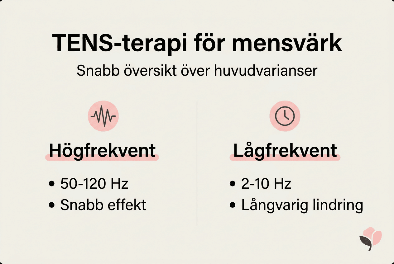 Guide: Så kan olika TENS-apparater lindra mensvärk – en översikt i bild