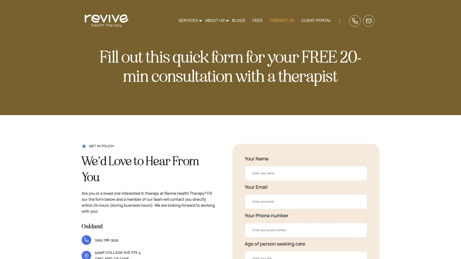 https://revivehealththerapy.com/contact-us/