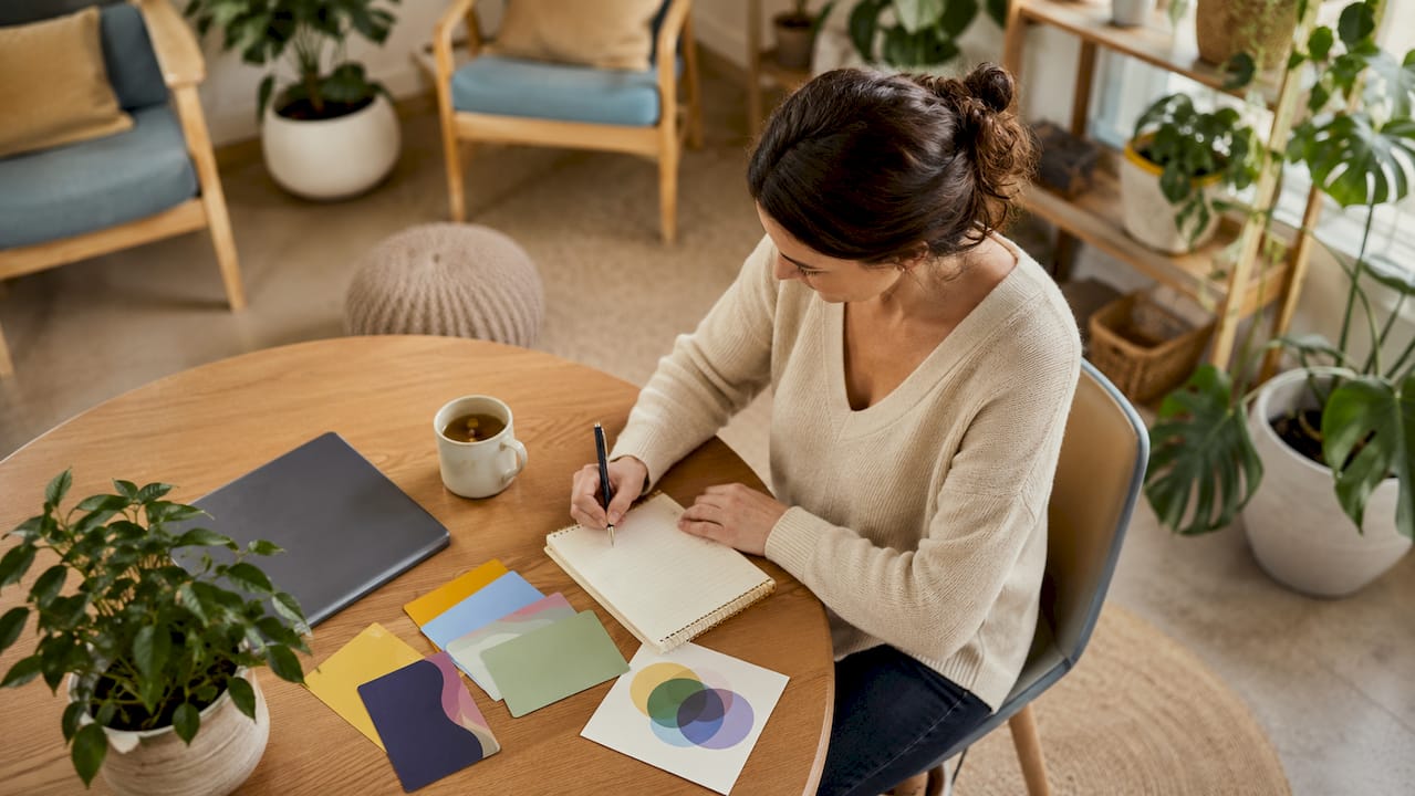 Therapist preparing for group therapy session
