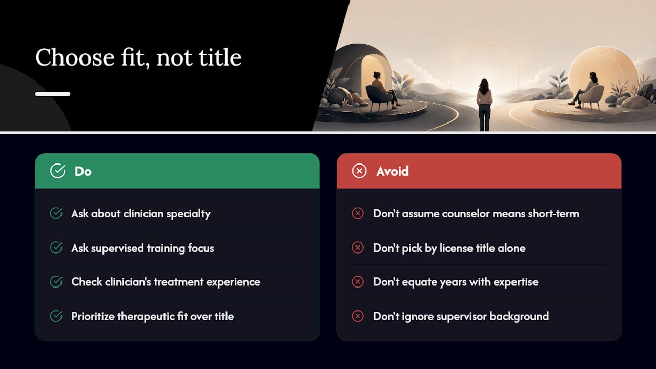 What actually matters when you're picking one over the other — overview diagram