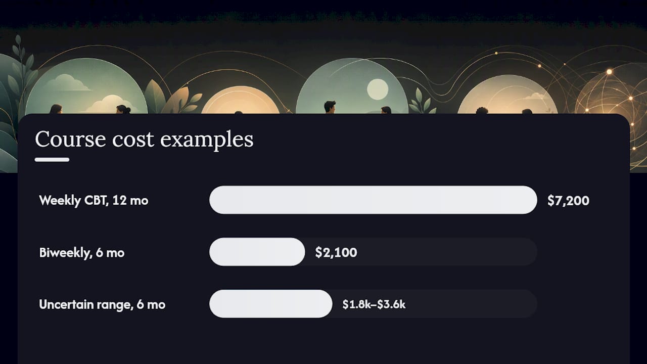 How Do You Estimate Costs for an Ongoing Course of Therapy? — overview diagram
