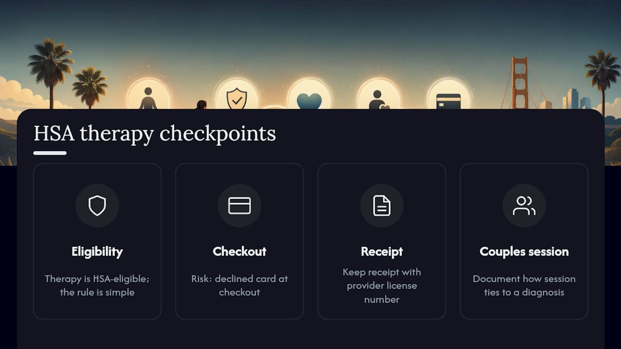 Three HSA therapy payment documentation checkpoints