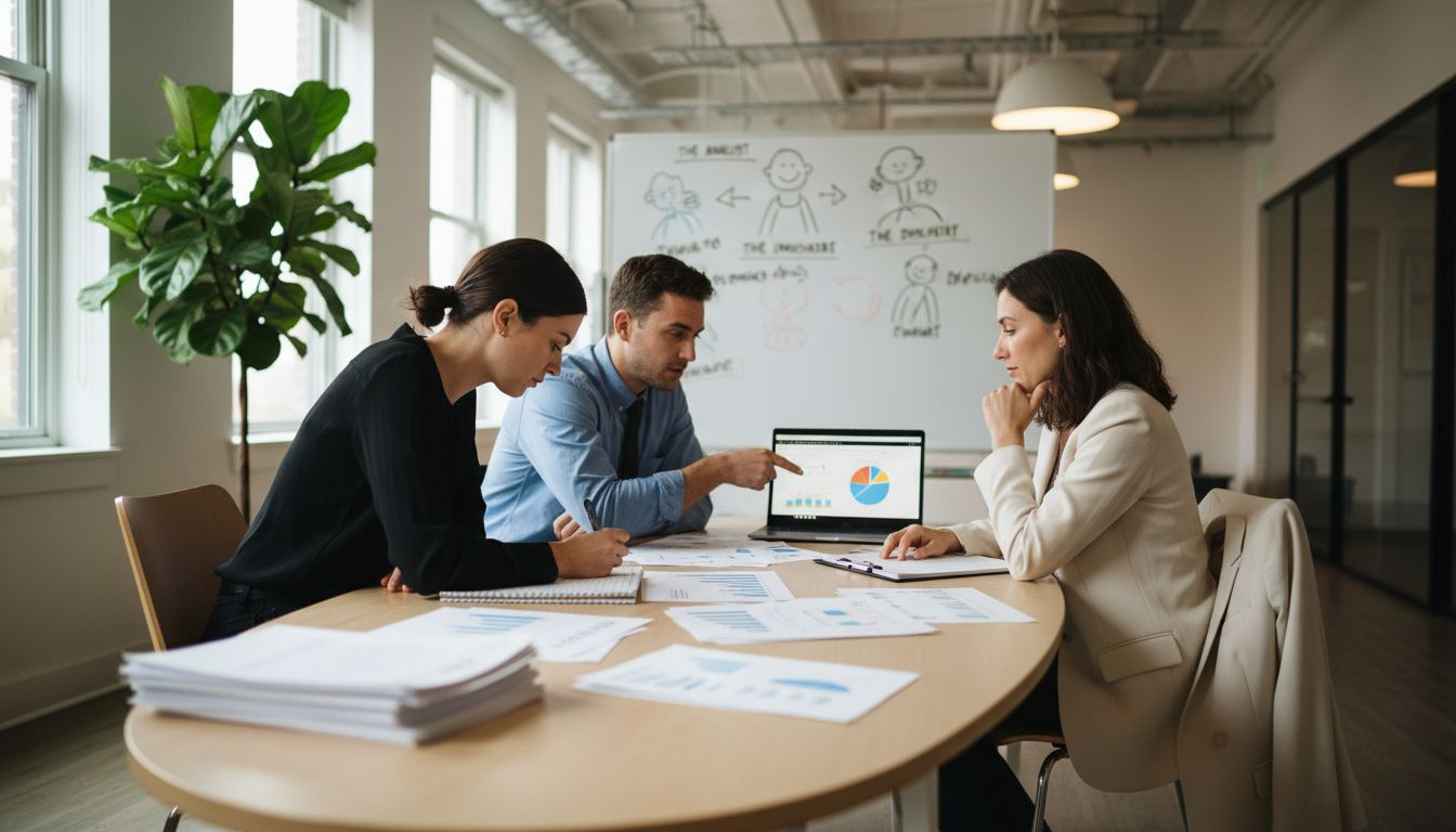 HR team reviews personality assessment results