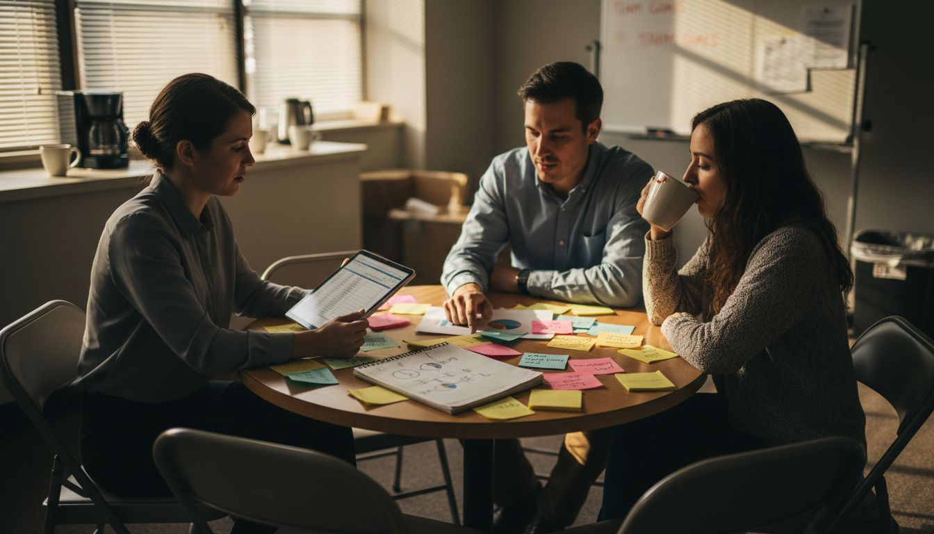 HR team collaborates on process improvements